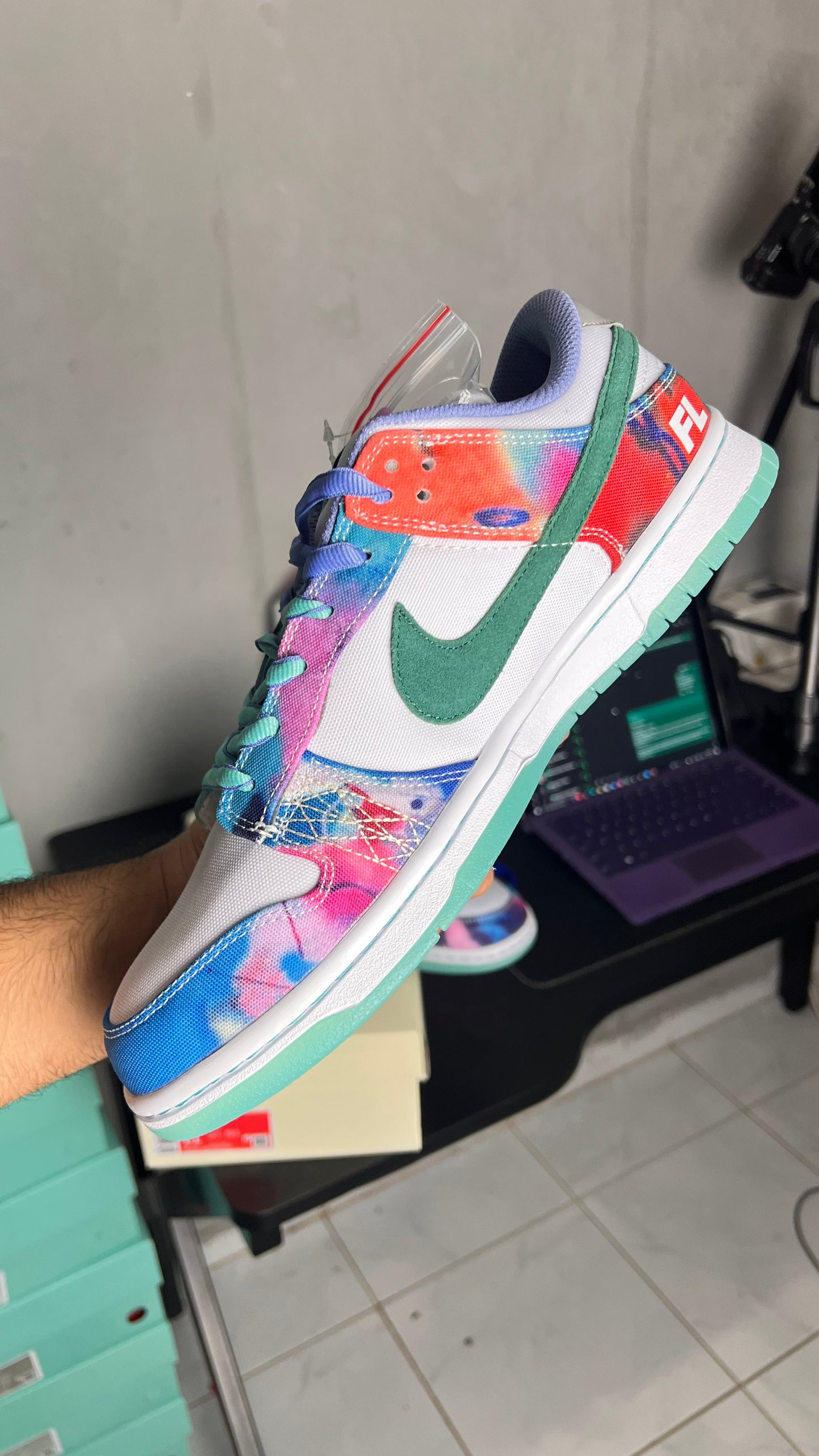 Dunk low aqua future